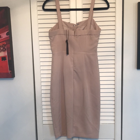 Taupe Dress - Picture 2 of 4